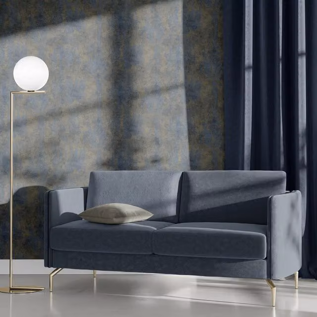 Erismann Abstract Glamour Blue Vinyl Flooring