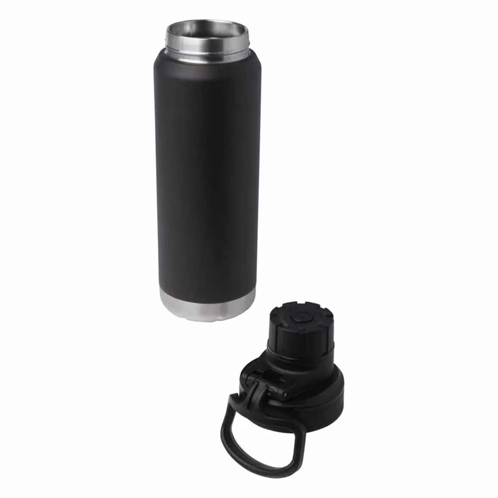 Floso Fortis Vacuum Insulated Stainless Steel Water Bottle, 700ml, Black – 2