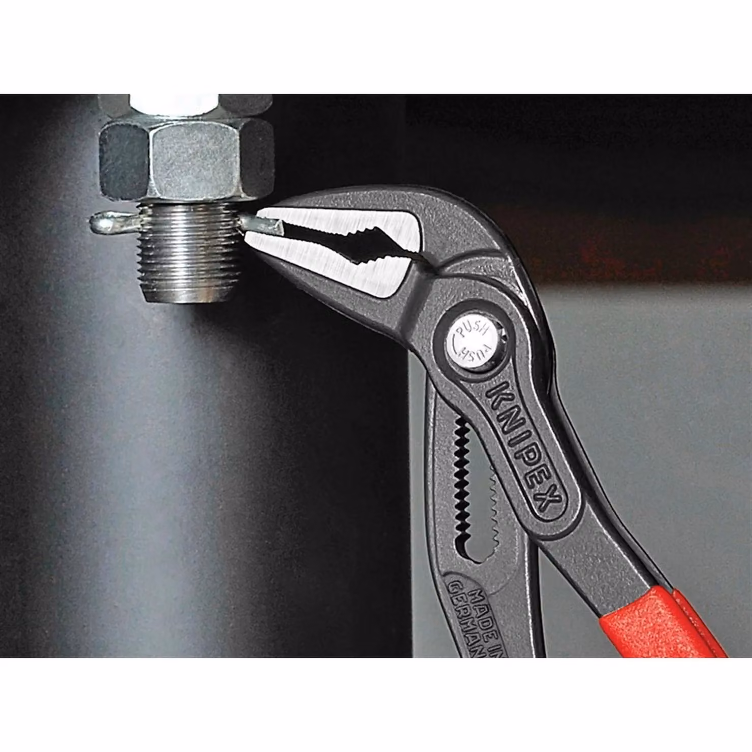 Knipex Cobra Es Extra Slim Water Pump Pliers with PVC Grip, Multicolour, Chrome Vanadium Steel – 2