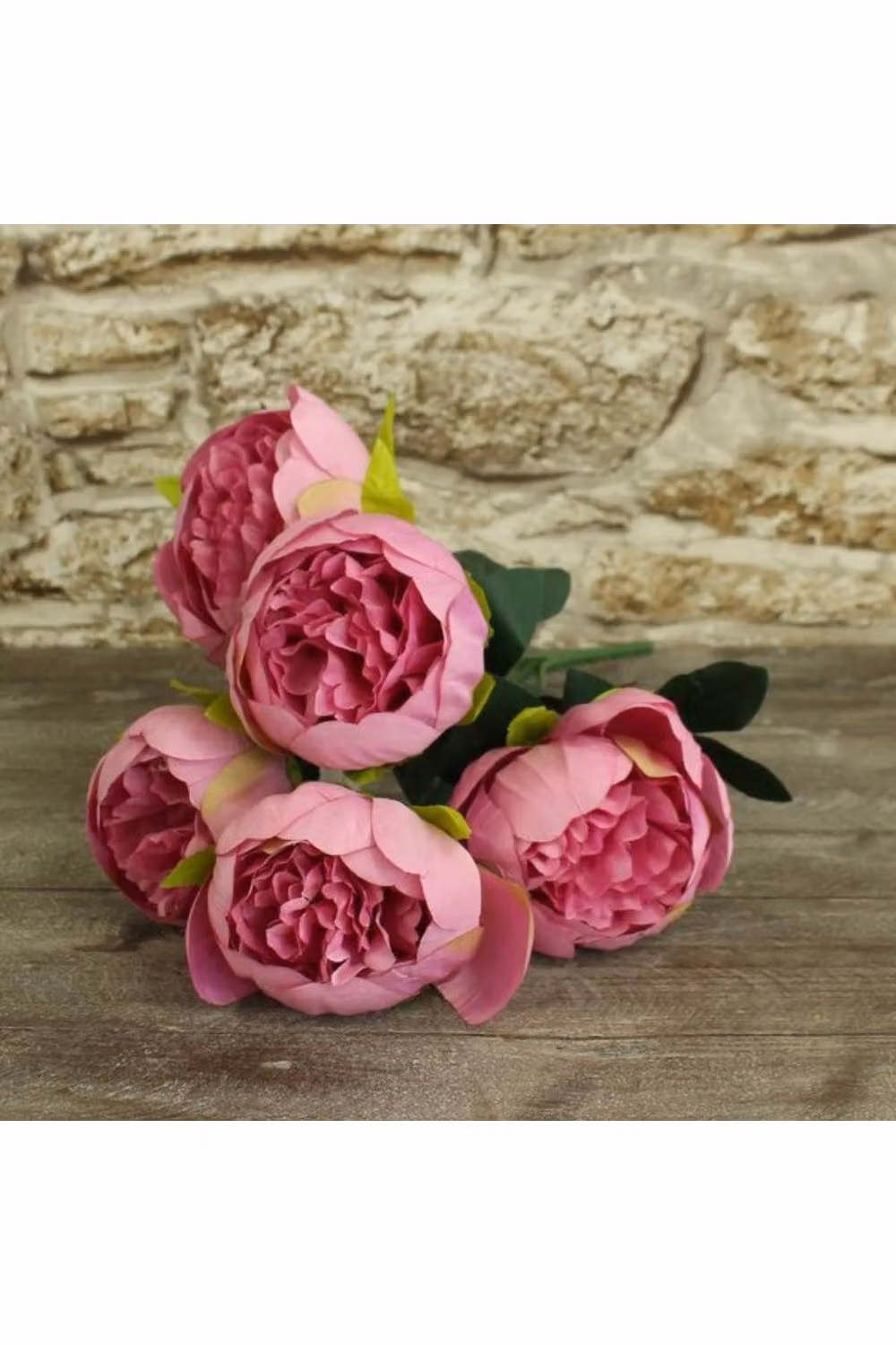 KDMD Arundel Peony Bush Lilac and Pink 2 Pack Plastic Floral Decoration – 2