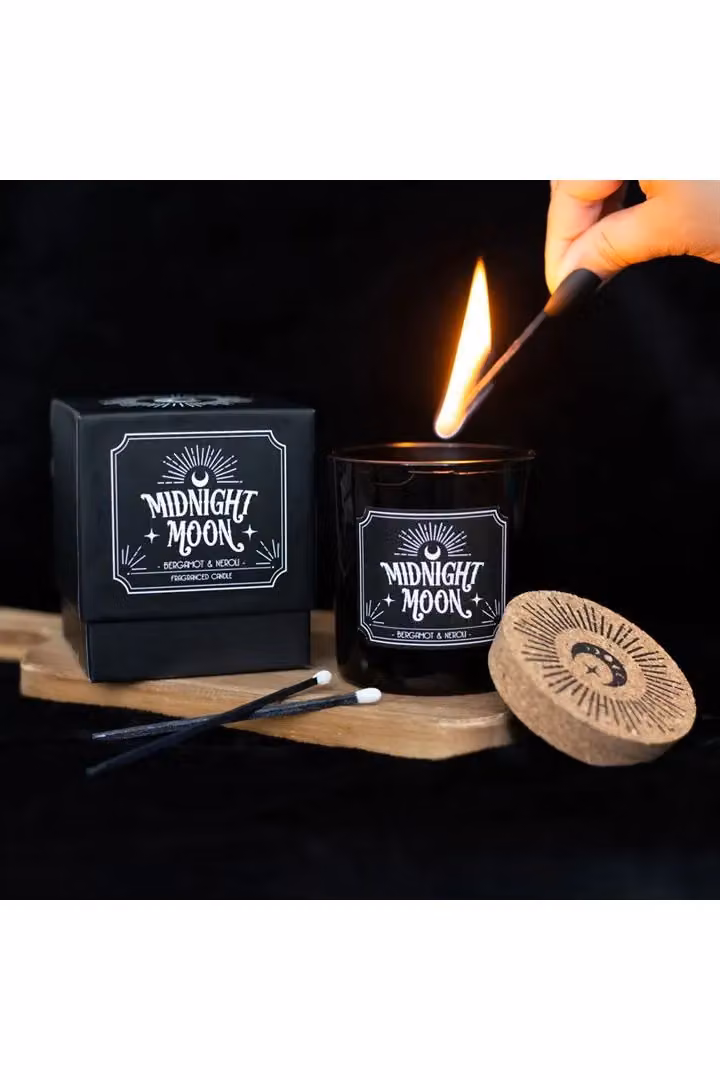 KDMD Midnight Moon Bergamot & Neroli Candle in Black – 3