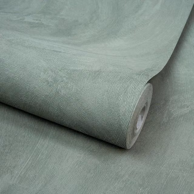Grandeco Serra Textured Vinyl Wallpaper in Teal