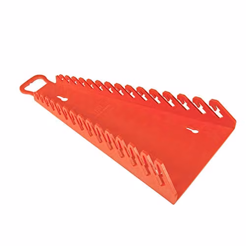 Ernst Manufacturing 15-Tool Gripper Reverse Spanner and Wrench Organiser, Red