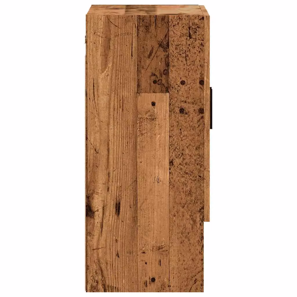 Berkfield Home Rustic Wall Cabinet in Brown Engineered Wood, W/D/H: 60 x 31 x 70 cm – 4