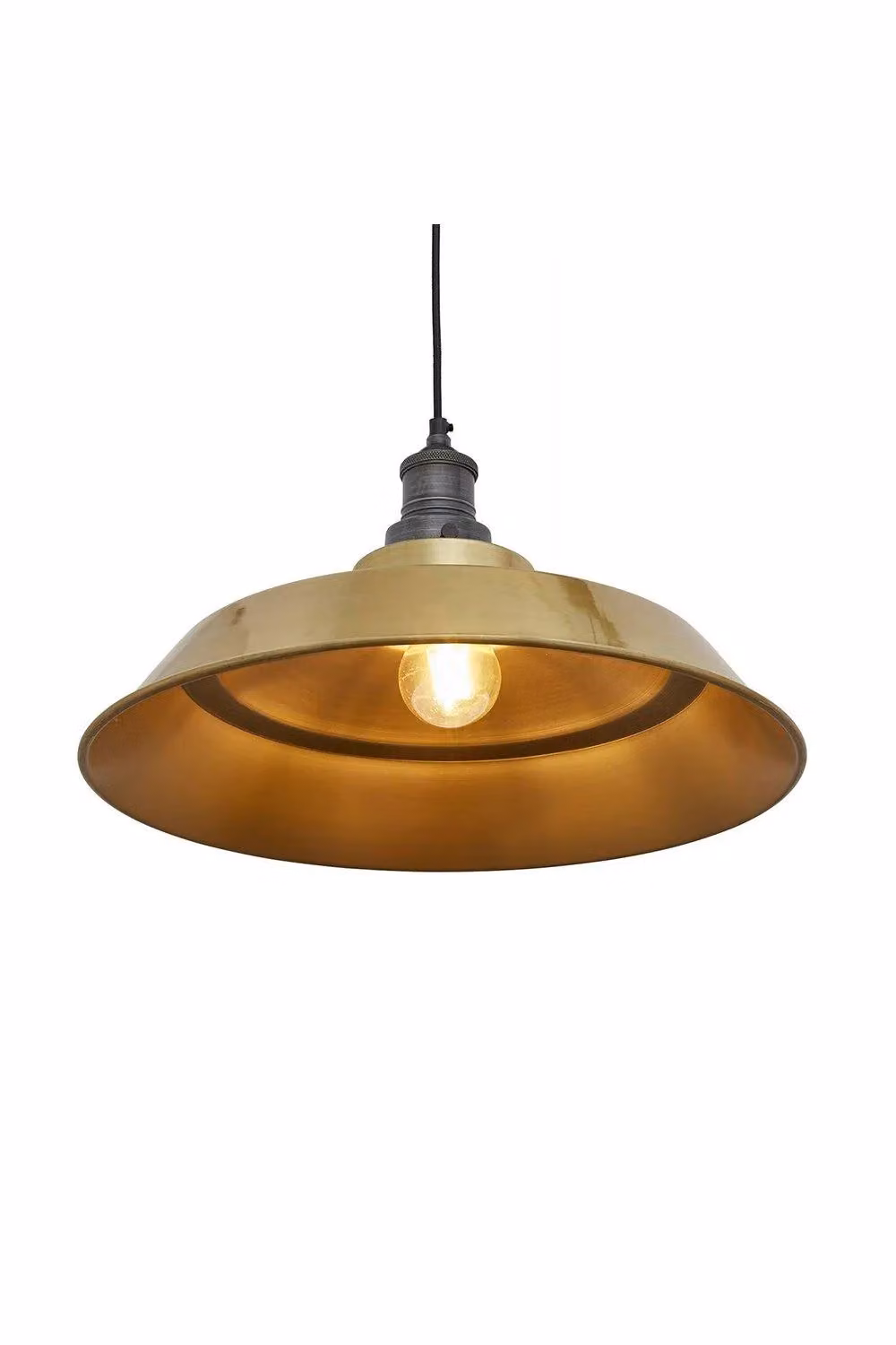 Industville Brooklyn Step Pendant Light in Brass and Bronze – 2