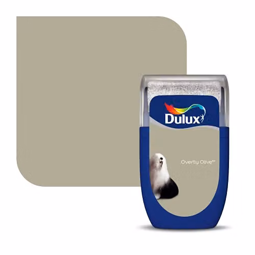 Dulux Matt Water Based Dispersion Walls and Ceilings Tester Paint, Green, 30 ml