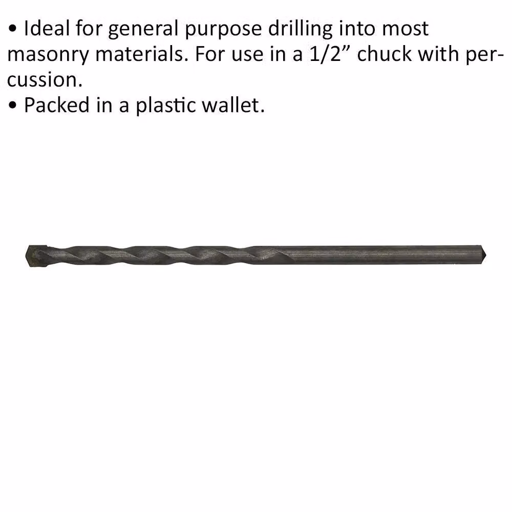 Loops 4 x 85mm Rotary Impact Masonry Drill Bit with Straight Shank in Grey and Multicolour – 2