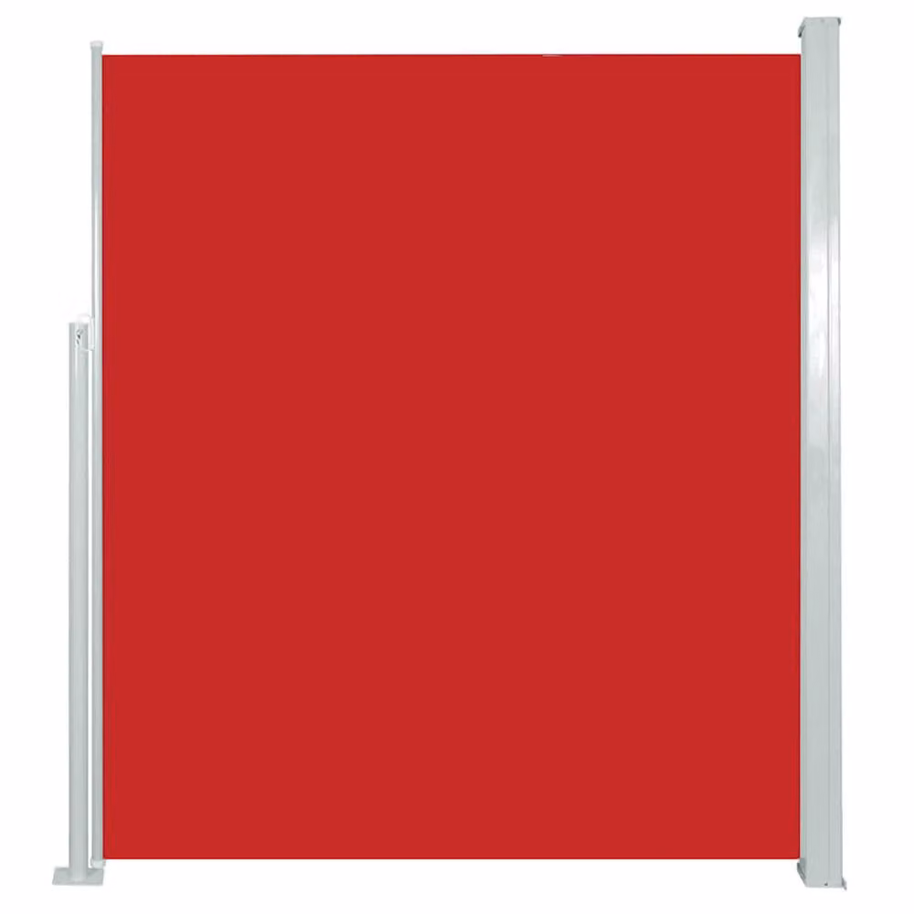 Berkfield Home Retractable Single Side Awning with Folding Arms in Red, W/H: 300 x 120 cm – 3