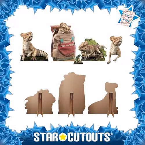 Star Cutouts SC4860 Aquilops Dinosaur Jurassic World Rebirth Cardboard Cutout, Multicolour, Height: 48 cm – 5