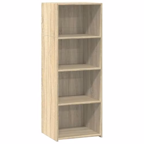 vidaXL Modern Highboard in Brown Sonoma Oak, W/D/H: 45 x 41 x 124 cm – 1