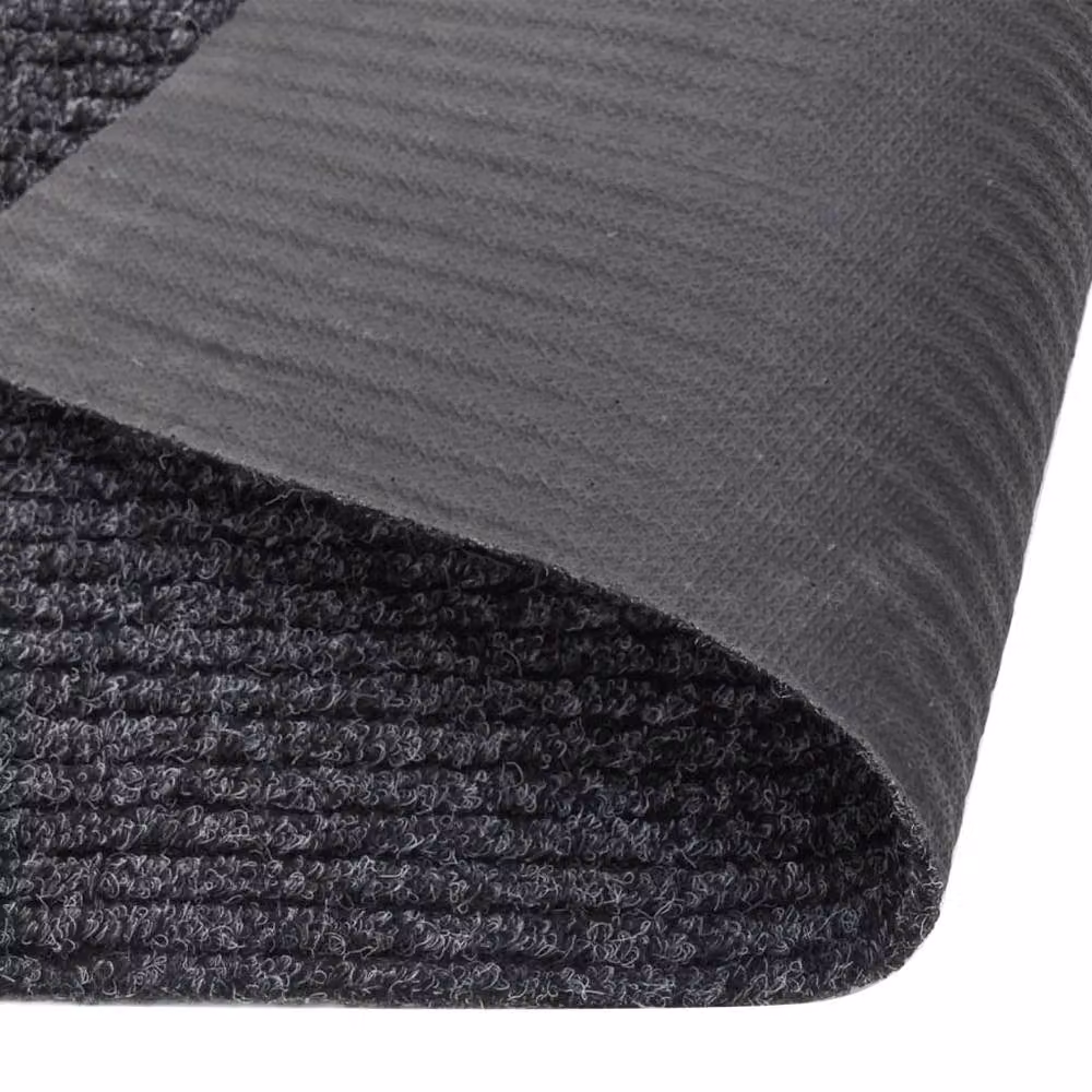 Berkfield Home Dirt Trapper Round Carpet Runner in Anthracite, Diameter: 100 cm – 2