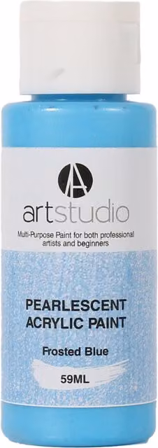 Art Studio Pearlescent Acrylic Paint in Frosted Blue