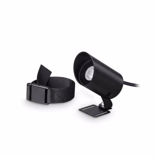 Netlighting Koala 7W Surface Mounted LED Outdoor Display Light, Black, 3000K, IP65