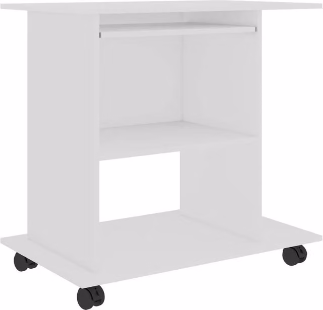 Berkfield Home Modern White Computer Desk W/D/H: 80 x 50 x 75 cm – 1
