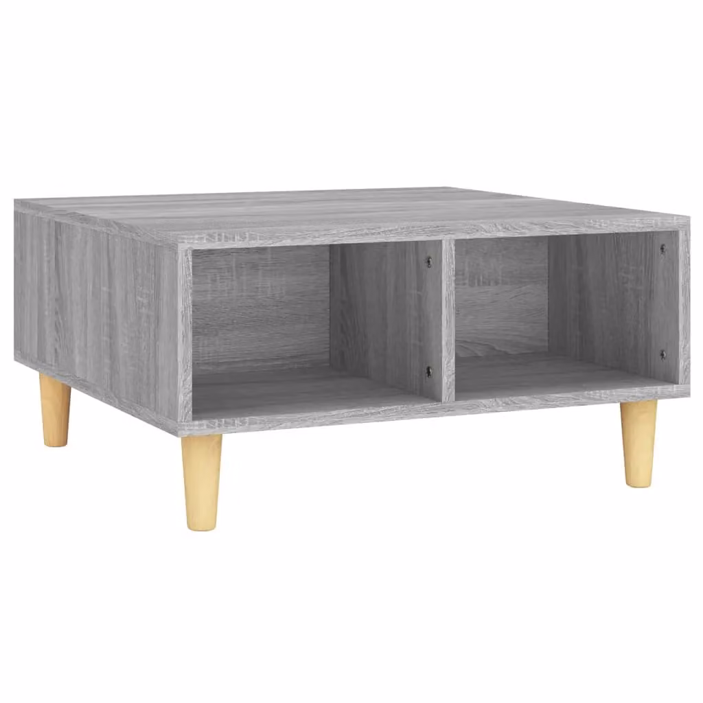 Berkfield Home Grey Sonoma Square Coffee Table, W/D/H: 60 x 60 x 30 cm – 2