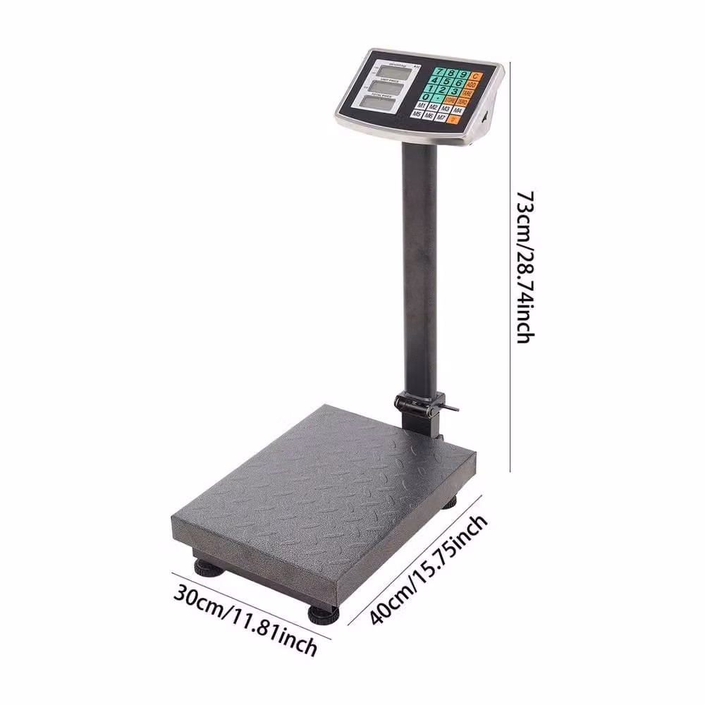 EONLION Industrial Weighing Scales, Black, 100 kg Capacity – 2