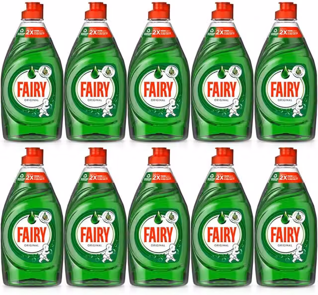 Fairy Washing Up Liquid Lemon 320ml - Green