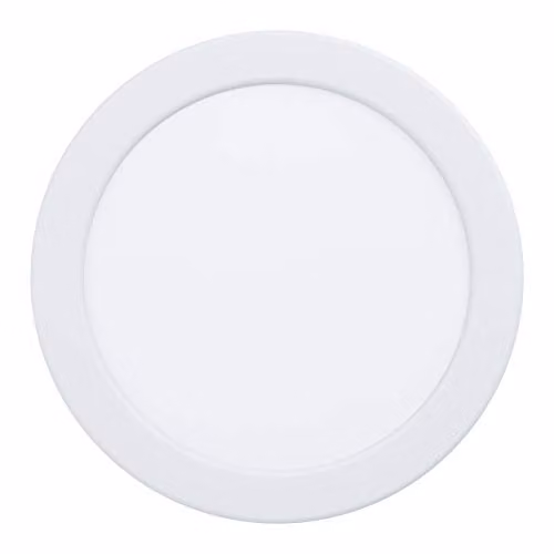 Loops White Round LED Wall and Ceiling Flush Downlight, 10.5W, 4000K Cool White