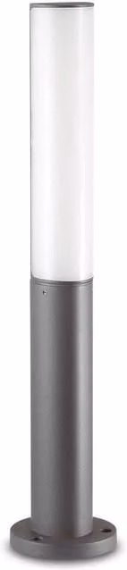 Netlighting Etere LED 1 Light Outdoor Bollard Light in Black Aluminium, IP44 Rated