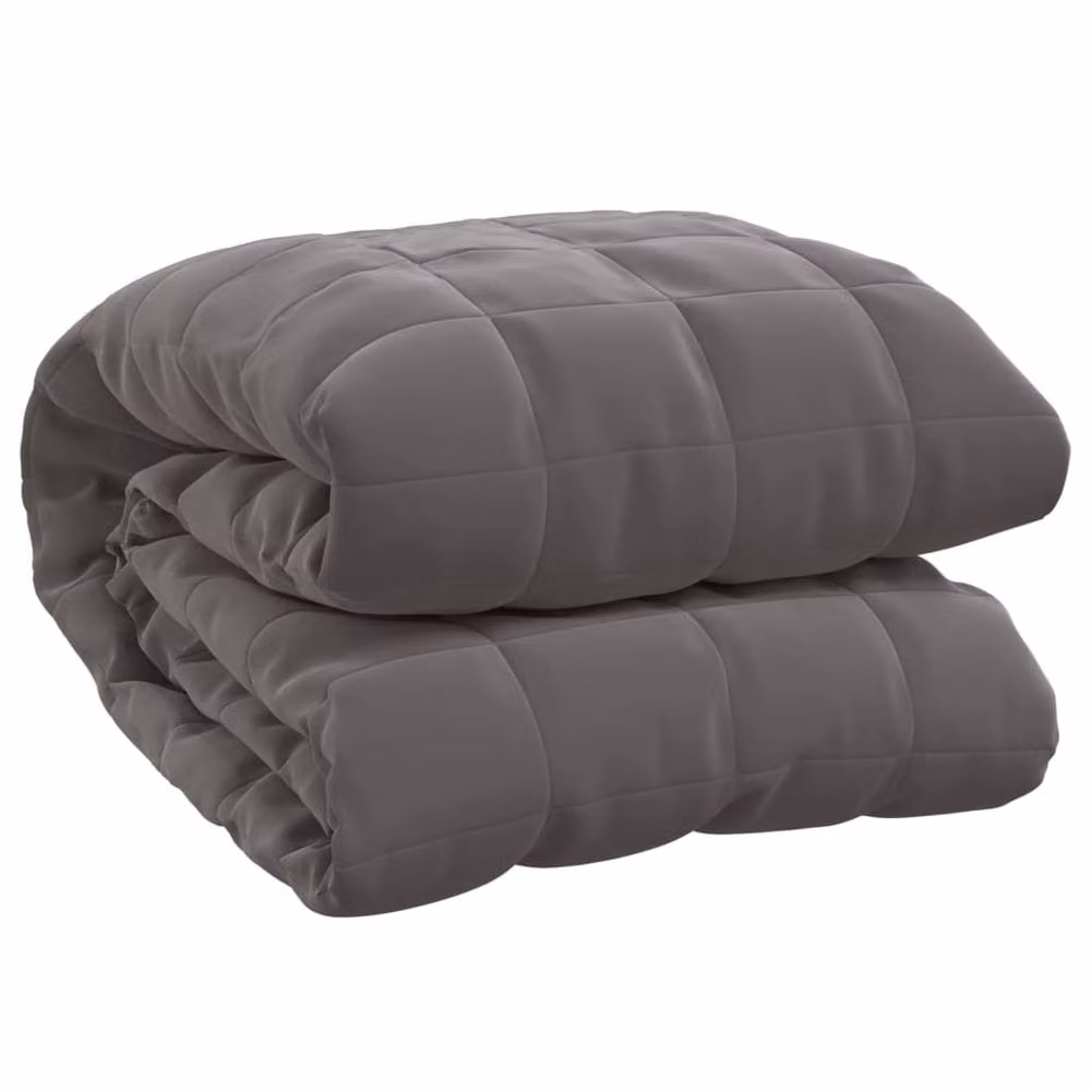 Berkfield Home Grey Weighted Blanket, 6 kg, W/D/H: 140 x 200 cm – 2