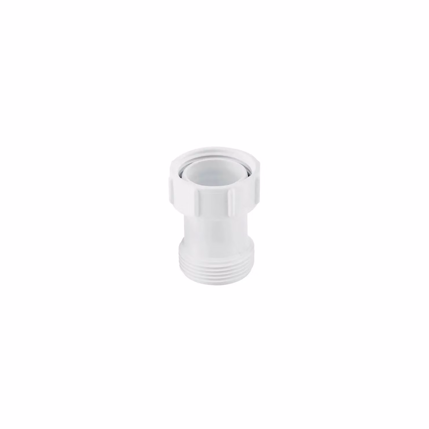 McAlpine White Plastic 1.25 inch BSP Female x BSP Male Coupling – 2