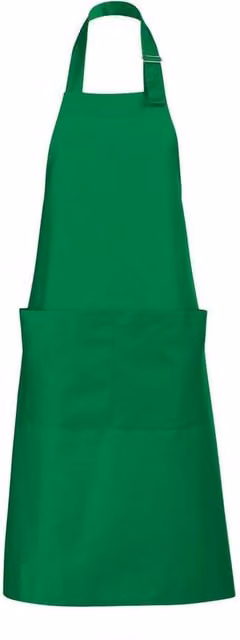 SOL'S Gala Long Bib Apron for Adults in Dark Green