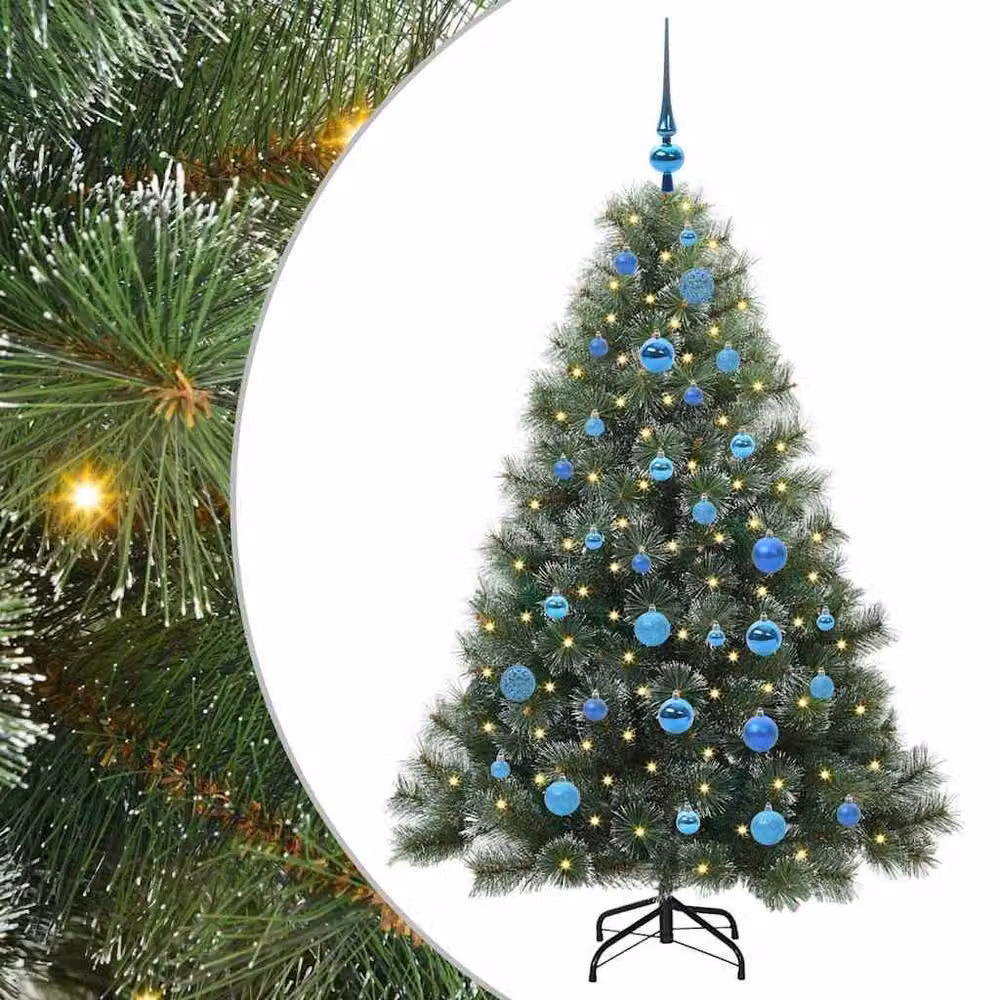 Berkfield Home Artificial Green Christmas Tree with 150 LEDs, Height: 150 cm – 2