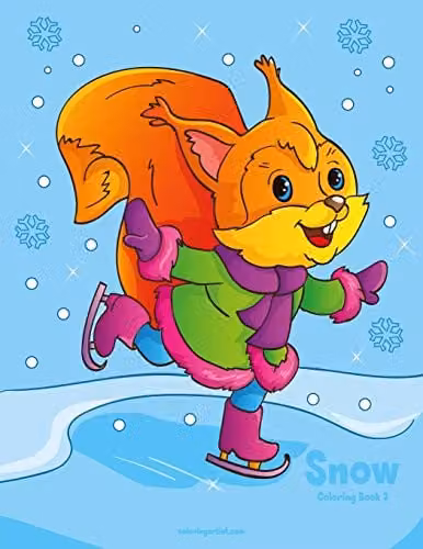 Snow Coloring Book 3 Multicolour Paper Edition