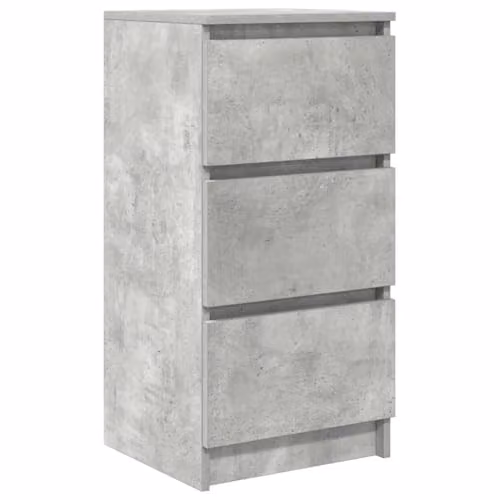 vidaXL Industrial Sideboard in Concrete Grey, MDF, W/D/H: 37.5 x 35.0 x 76.0 cm