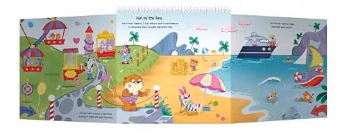 Igloo Books Super Stickers Activity Book with Over 100 Reusable Multicolour Stickers and Sticker Scenes – 2