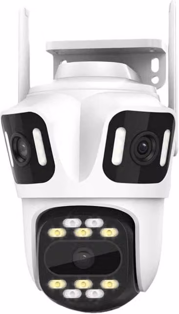 Hinsinc Wireless Outdoor PTZ Zoom CCTV Home Security Camera in White – 1