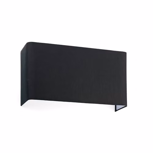 Netlighting Cotton Square Wall Light Black W/D/H: 37.0 x 20.0 x 10.5 cm – 1
