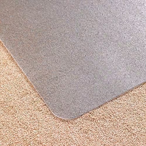 Floortex Advantagemat PVC Rectangular Chair Mat for Carpets up to 6mm, Transparent, W: 116 cm x D: 150 cm – 4