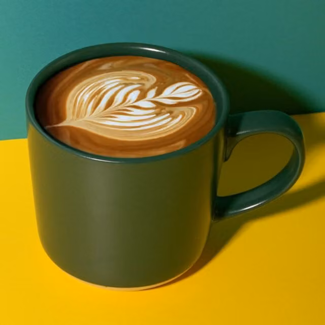 La Cafetire Green Ceramic Stoneware Mug, 350ml