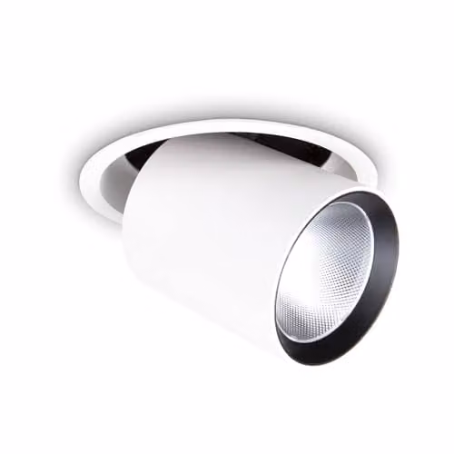 Netlighting Nova Integrated LED Recessed Downlight, 30W, White, 3000K Warm White