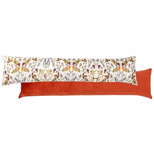 Riva Home Mirrored Robin Watercolour Printed Velvet Draught Excluder in Multicolour – 2