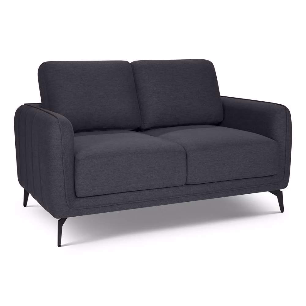 Bravich LTD Brixton 2 Seater Modern Fabric Sofa in Grey – 2