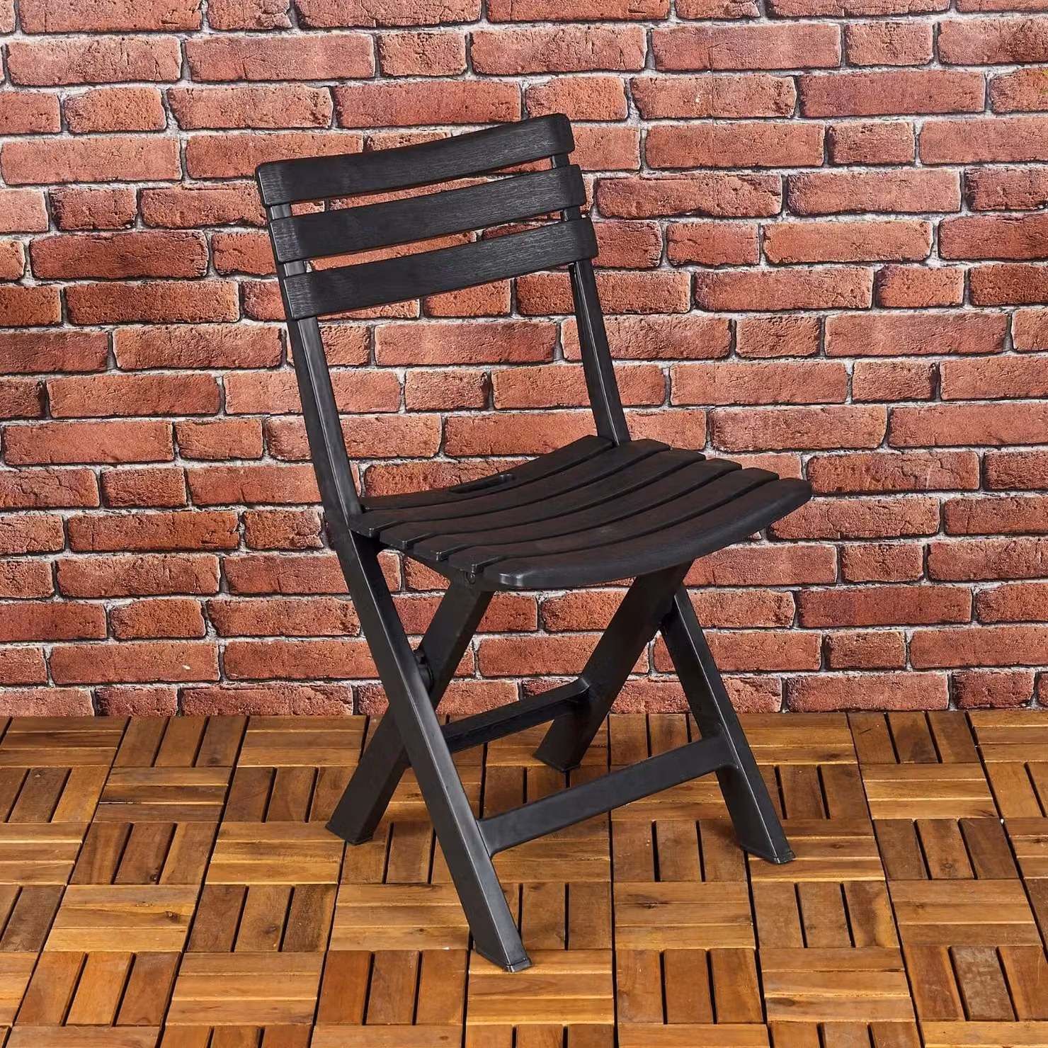 EONLION Set of 2 Collapsible Outdoor Folding Garden Chairs in Grey – 2
