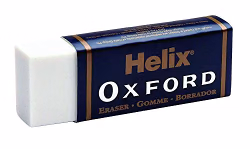 Helix Oxford Twin Pack of Erasers, Blue and Multicolour – 3
