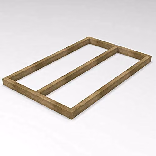 Forest Garden Brown Shed Base for Forest Overlap Sheds, 5 x 3 ft – 1