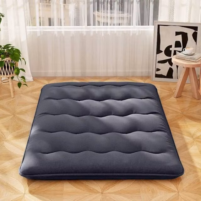 KORVIXA Double Portable Roll Up Sleeping Pad Mattress in Black – 1