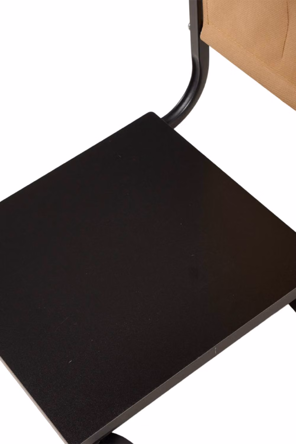 Living and Home C-Shaped Side Table with Storage Bag in Black – 4
