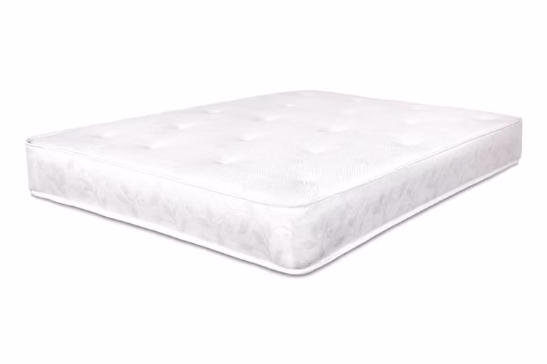 Sloomy Somerset Naples Small Double Divan Set with 4 Drawers and 54 inch Silver Headboard, W/D/H: 120 x 200 cm