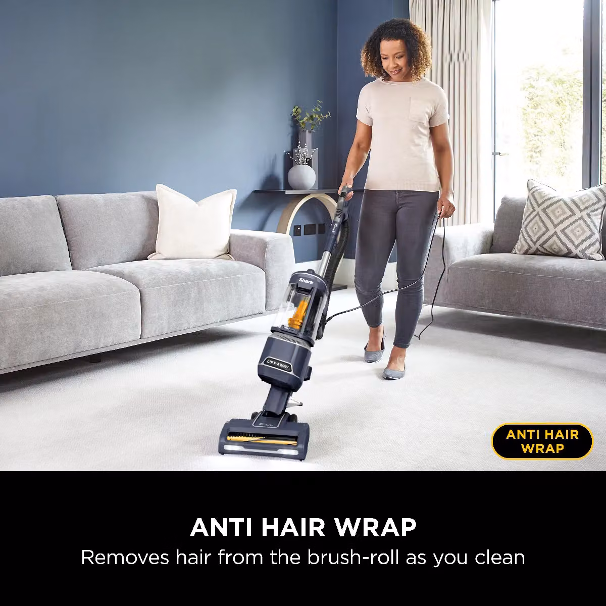 Shark NZ691UK Anti Hair Wrap Upright Vacuum Cleaner with Lift-Away in Grey and Purple – 2
