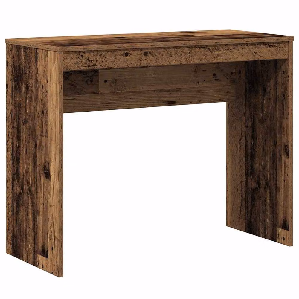 Berkfield Home Modern Writing Desk in Brown Engineered Wood, W/D/H: 90 x 40 x 72 cm – 2