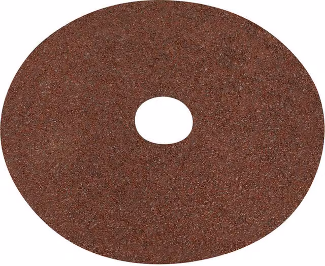 Loops 25 Pack 125mm Fibre Backed Sanding Discs, 24 Grit Aluminium Oxide Round Sheets for Orbital Sanders