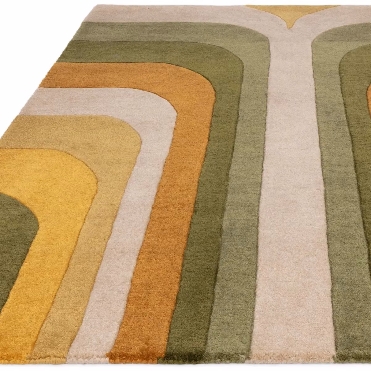 The Rug Shop UK Green Handmade Modern Abstract Area Rug, W: 290 cm, D: 200 cm – 2