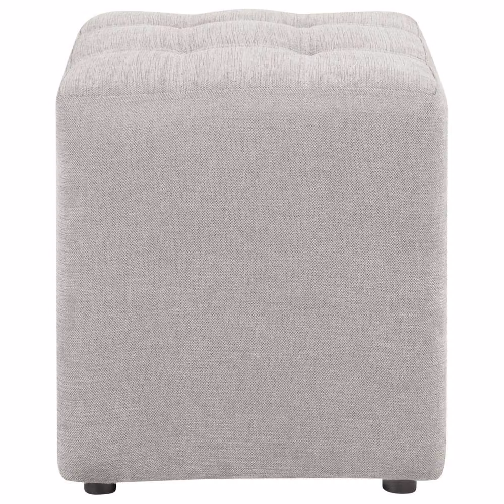 Wyld and Coco Multifunction Cube Footstool in Grey Polyester, W/D/H: 38 x 38 x 38 cm – 2