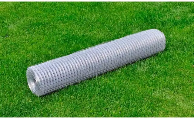Berkfield Home Galvanised Steel Chicken Wire Fence, Silver, 10 x 1 m