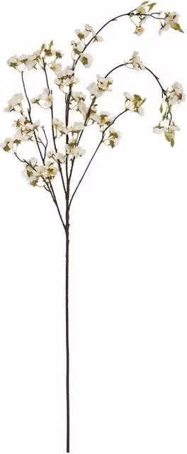 Hill Interiors Japanese Blossom Artificial Flower in White